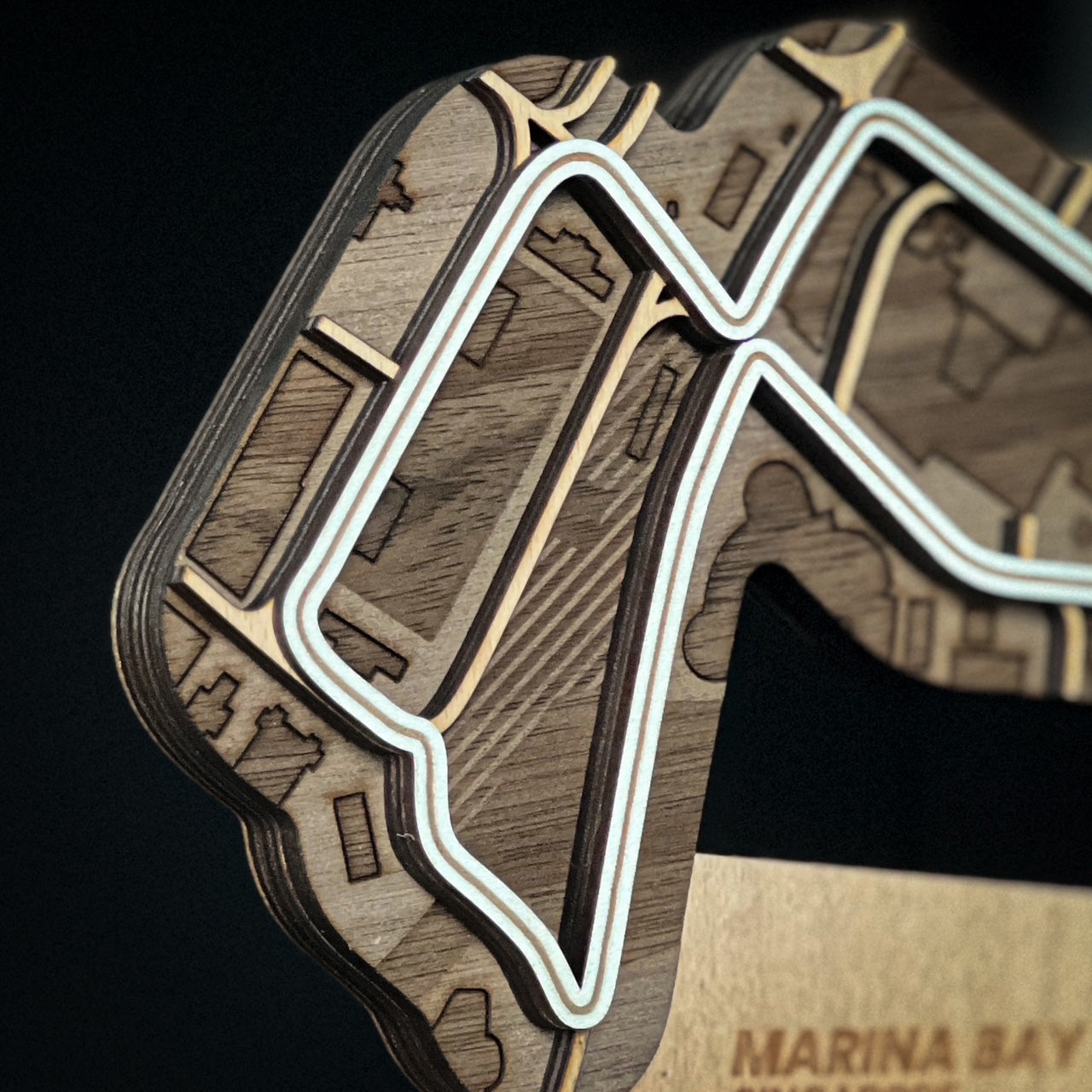 Marina Bay Street Circuit - Wooden Racetrack