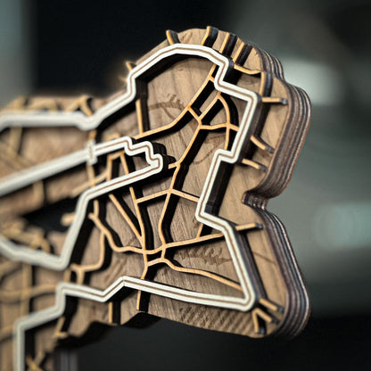 Berlin-Marathon - Wooden Running Track