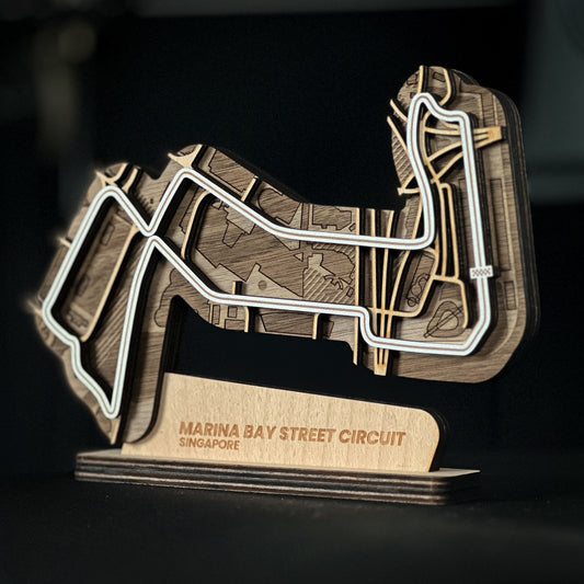 Marina Bay Street Circuit - Wooden Racetrack